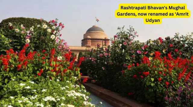 Rashtrapati Bhavan's Mughal Garden 2023 , now renamed as ‘Amrit Udyan’, to open for public with new ticketing details